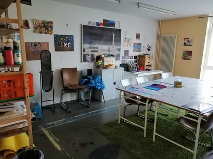 Malen, Basteln und sich kreativ ausleben im Atelier des Jugendzentrums Folsterhöhe
