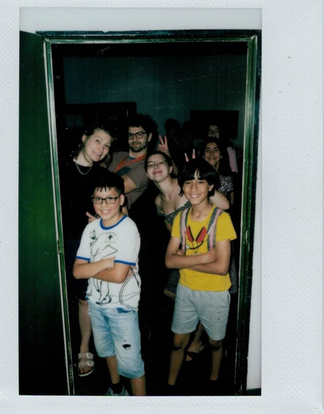 Die Ergebnisse der Polaroid Kamera
