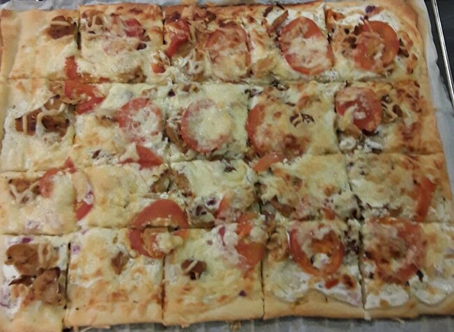 Selbstgemachte Pizze ist eindeutig die Beste! 