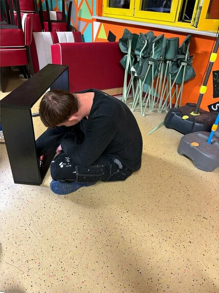 Renovierung American Diner Jugendzentrum Riegelsberg