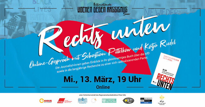 Werbung für die Internationale Wochen gegen Rassismus auf dem Jugendblog des Regionalverbandes Saarbrücken