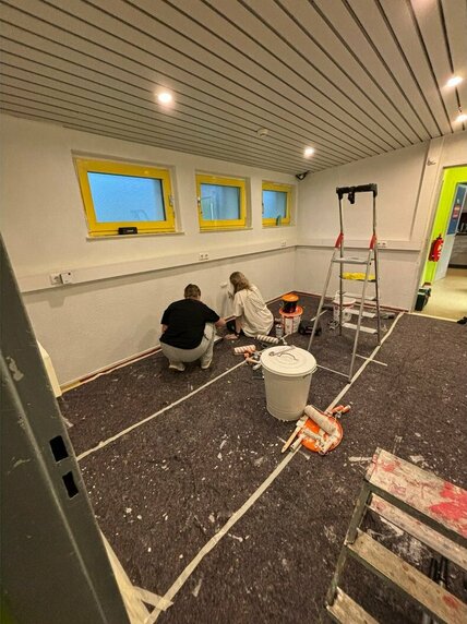 Renovierung American Diner Jugendzentrum Riegelsberg