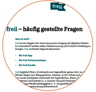 Medienprävention Freii im Regionalverband Saarbrücken