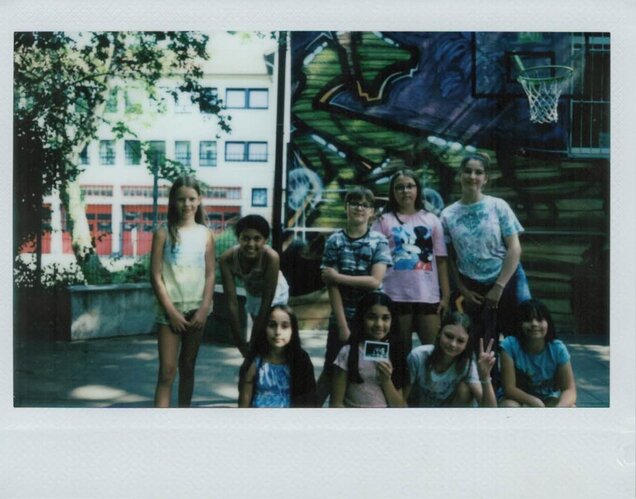 Die Ergebnisse der Polaroid Kamera
