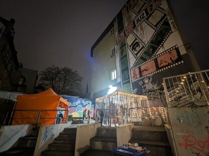 Rave gegen Rechts der IWGR im Juz Försterstraße 2024