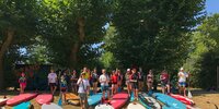 Sommerferienprogramm 2023 Jugendamt Saarbrücken Stand Up Paddling SUP